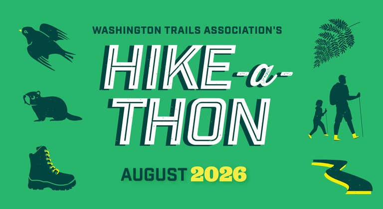Washington Trails Association's Hike-a-Thon. August 2026. 
