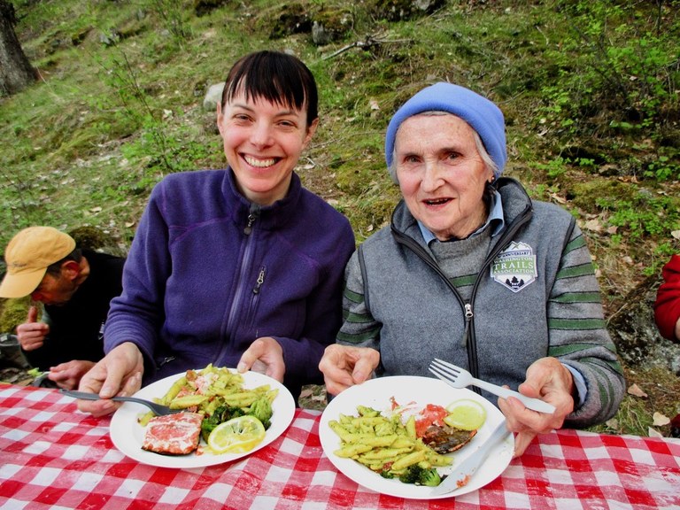 Good food and good friends on a volunteer vacation. Photo by Austin Easter. 