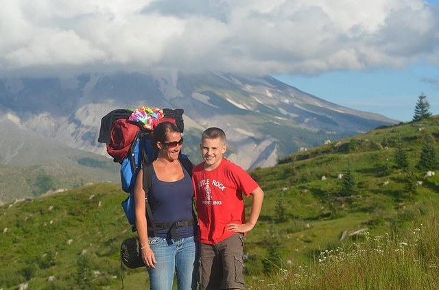 Expect to have an extra full pack when you head out on trails with your kids. Photo by Megan Richards. 