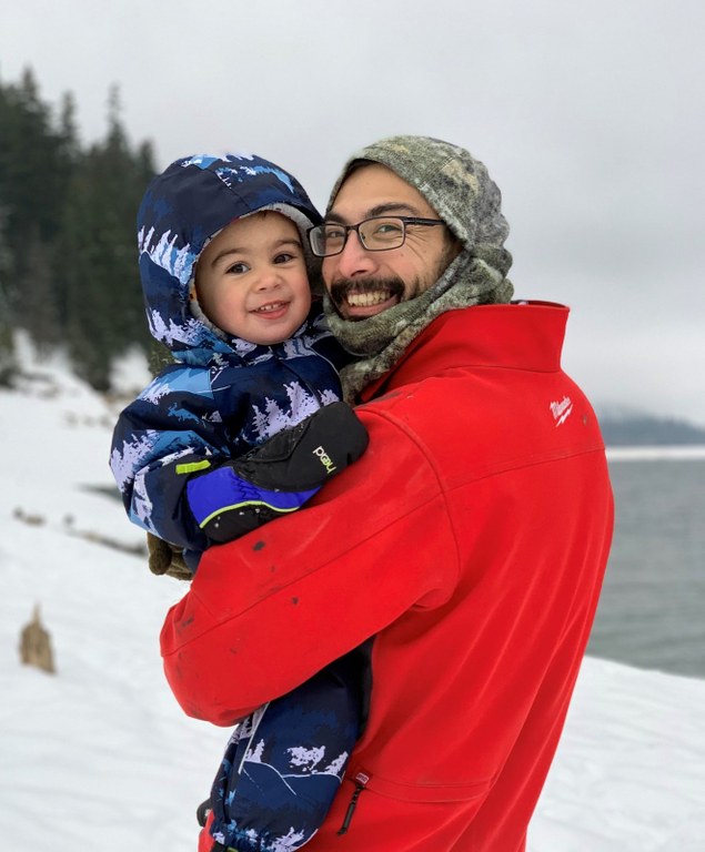 Family at Kachess Lake
