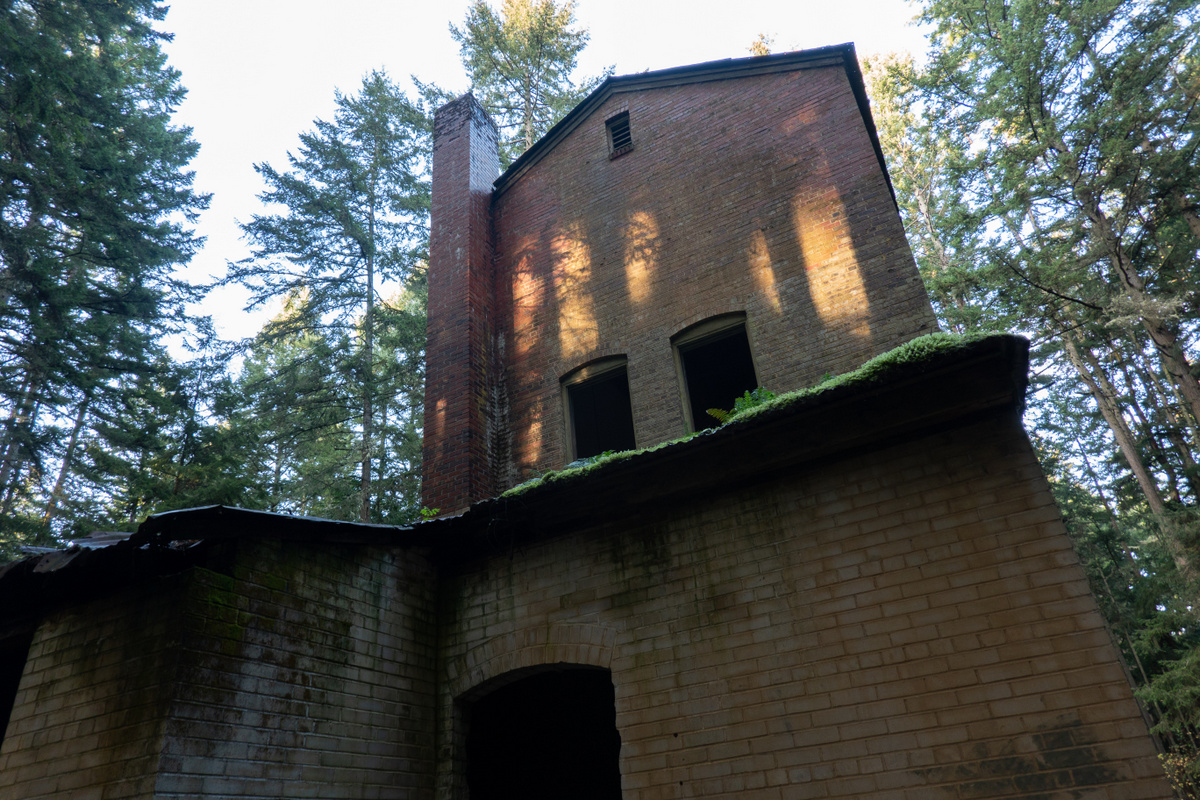An old building at the Fort Townsend Historical State Park. Photo by ejain.