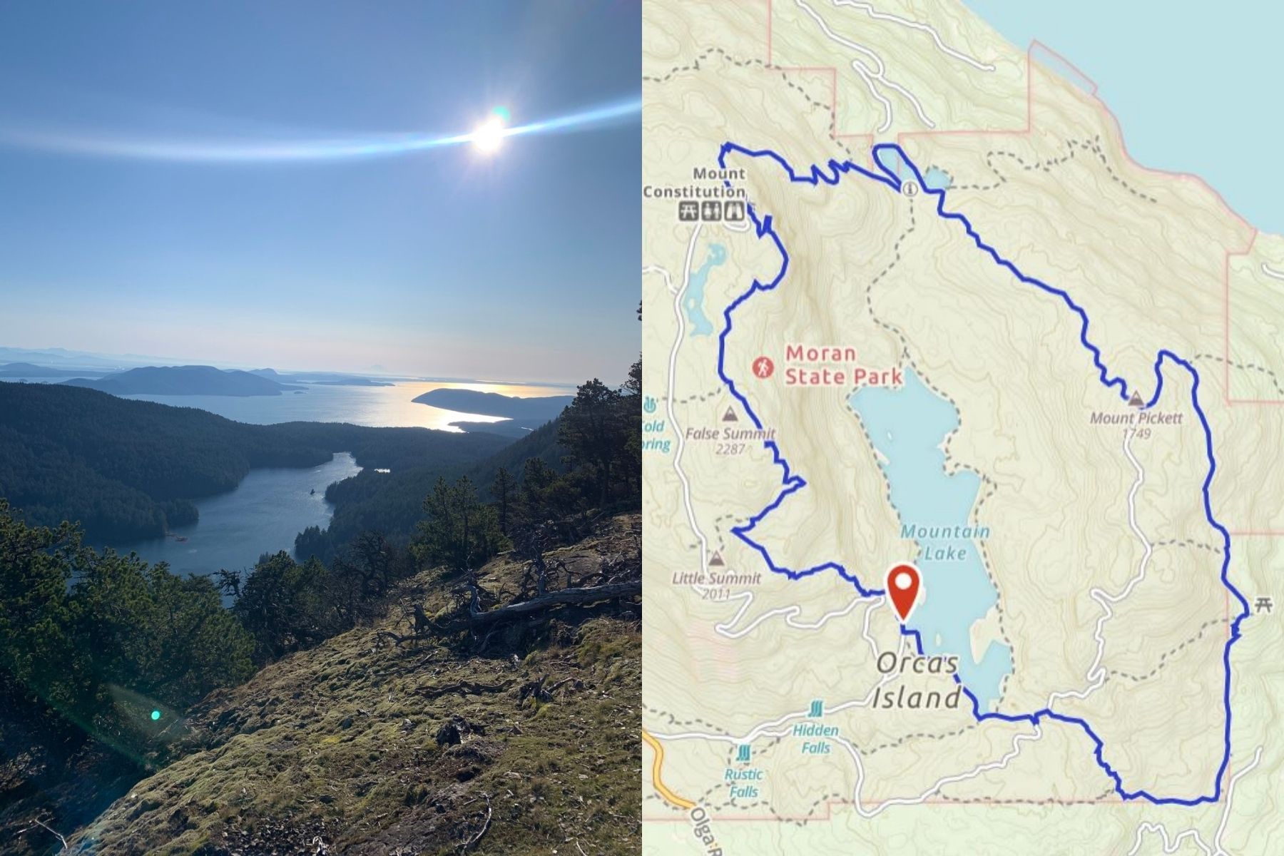 Mount Constitution via Mountain Lake + Twin Lakes and Mount Pickett