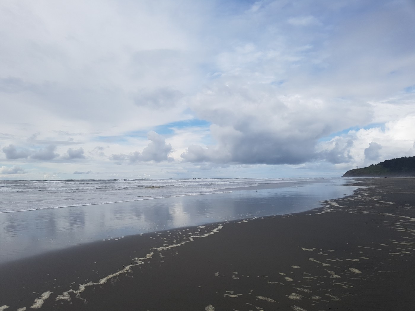 The beach at Cape Disappointment State Park. Photo by wjl8.