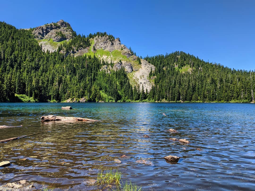 Mirror Lake via the Pacific Crest Trail (PCT) in July by thenomadicartist