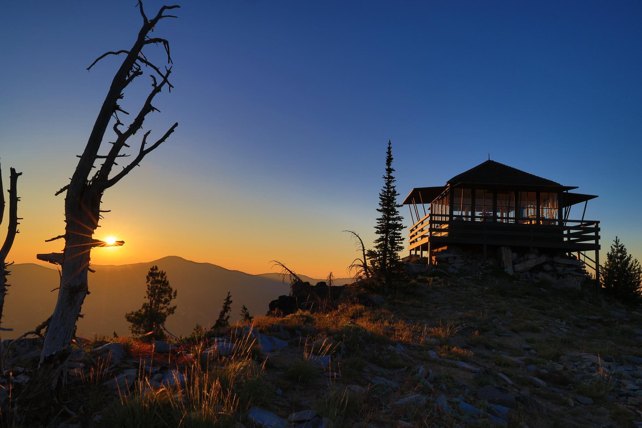Sunrise at Tyee Lookout. Photo by Mark Hastings  Sunrise at Tyee Lookout. Photo by Mark Hastings
