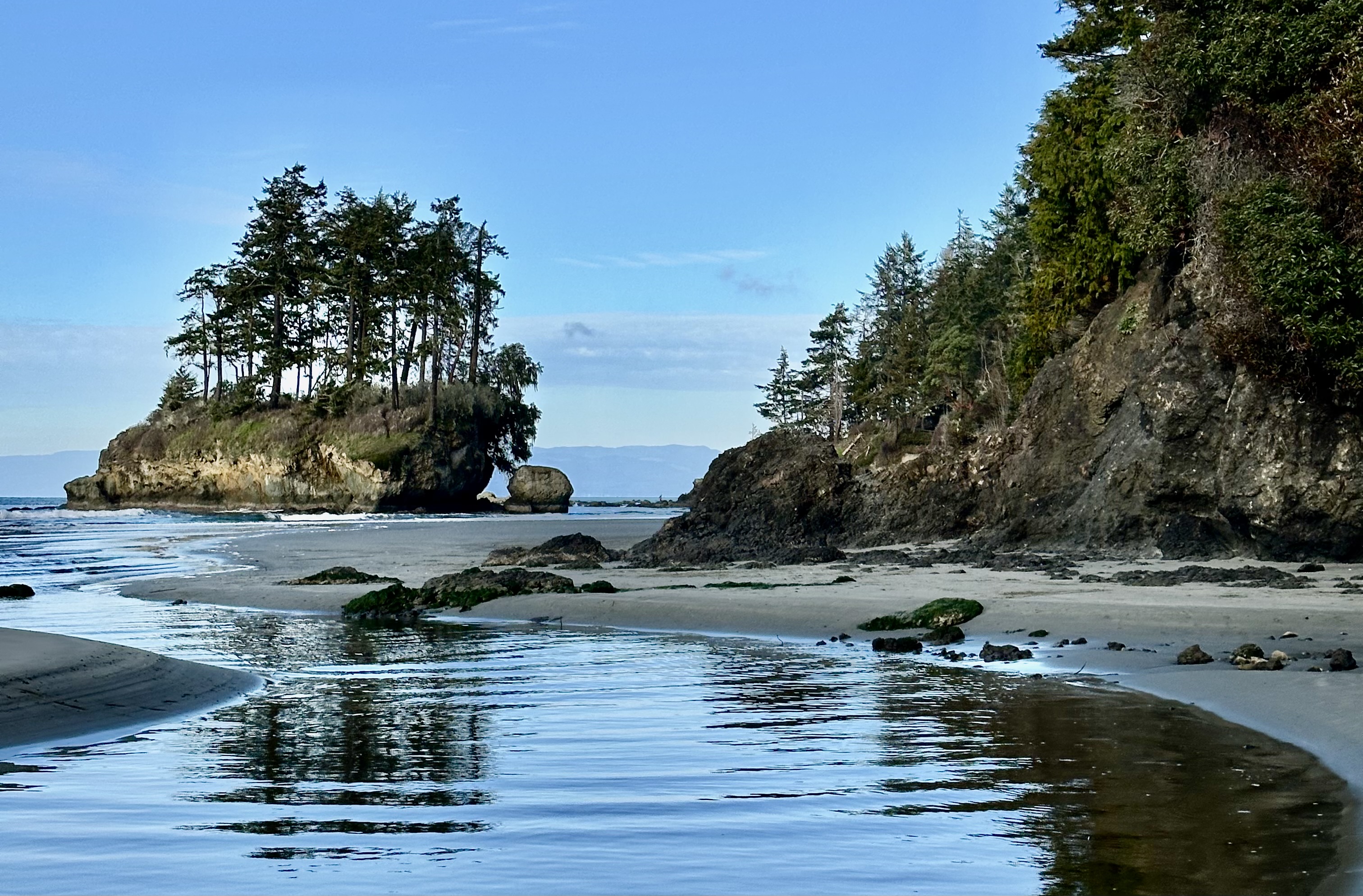 A view from the beach at Salt Creek Recreation Area. Photo by trip reporter OutdoorAl.