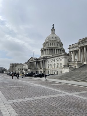 The U.S. Capitol March 2026 The U.S. Capitol Building seen from the southwest side. Trees and grass are pictured in the foreground with the dome of the Capitol in the background.