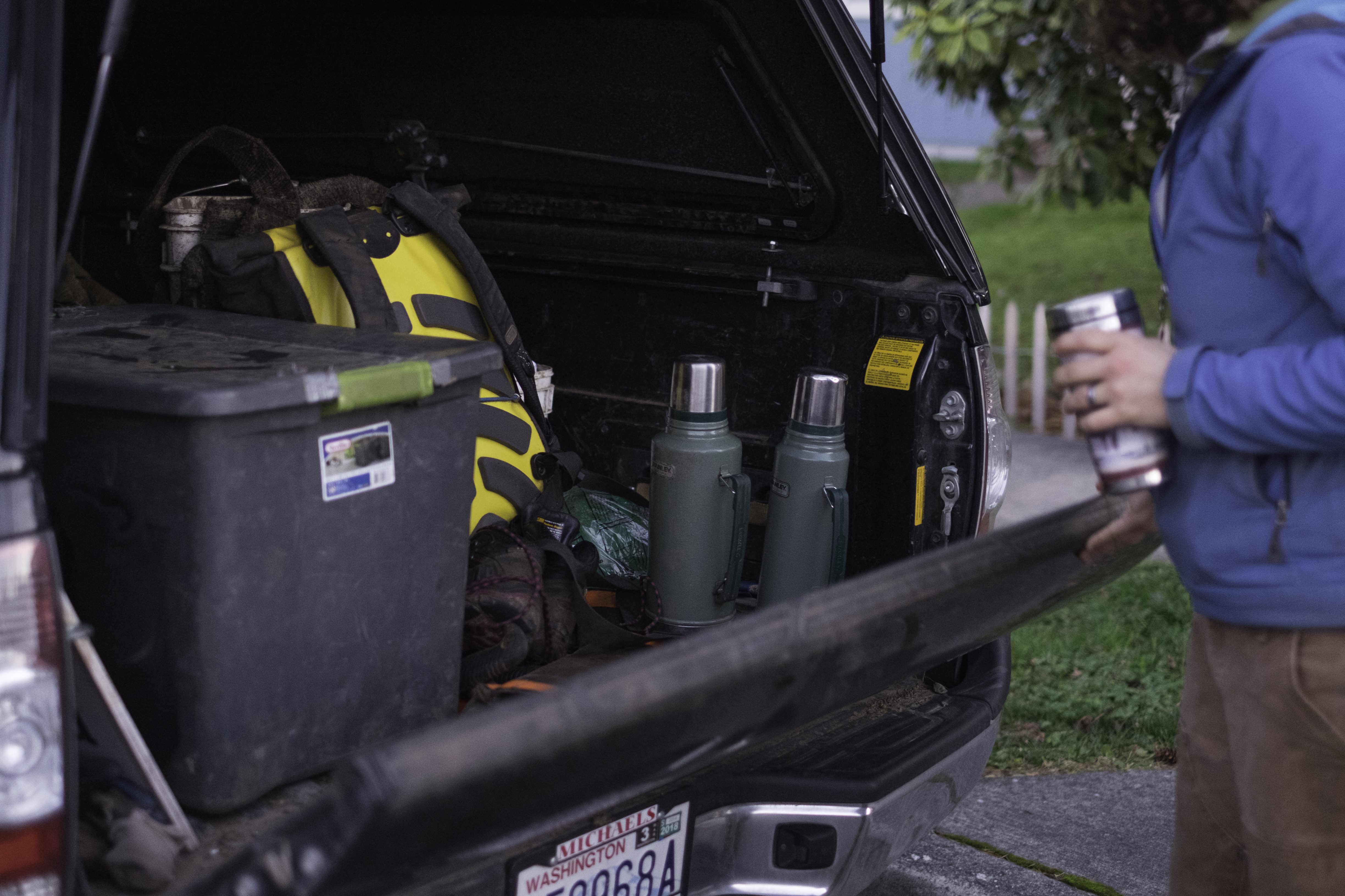 Hot chocolate for volunteers
