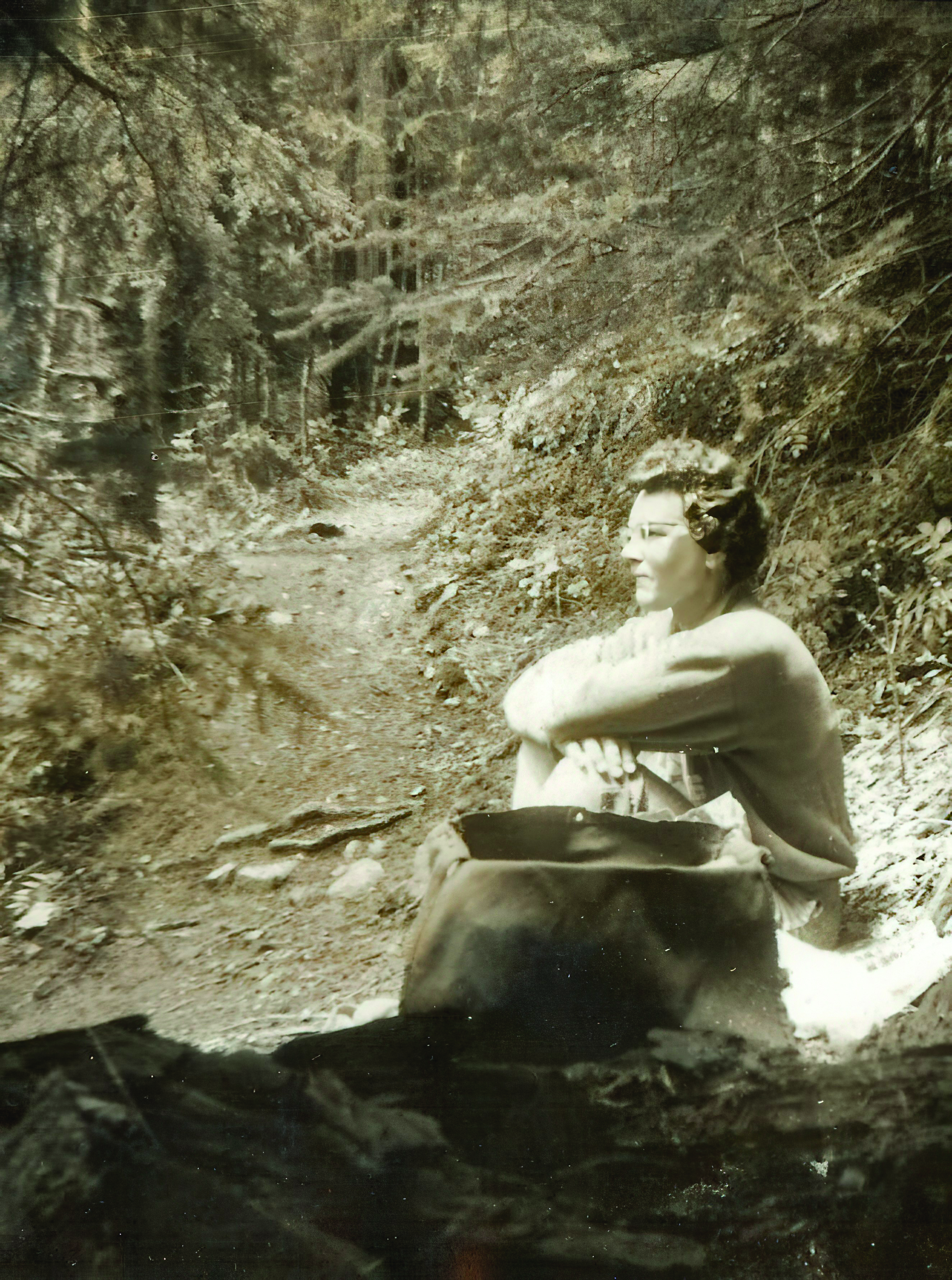 1960 ish Louise Marshall on Trail.jpeg