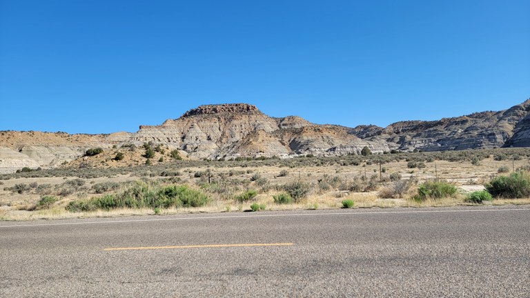 Roadside views in New Mexico along the Continental Divide Trail.