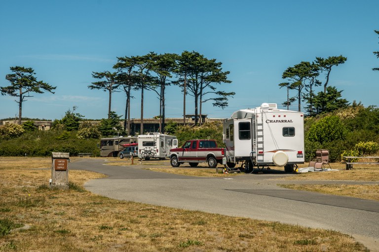 Fort Worden A view of the Fort Worden Campground