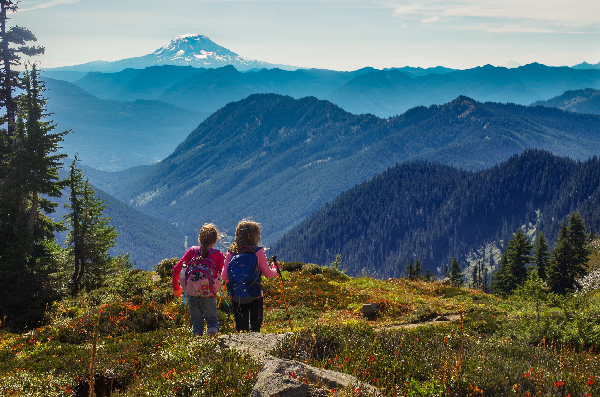 Hiking kids. Photo by Kelly Selzler.