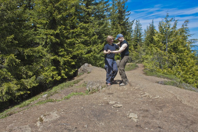 Joe and Heidi dancing. Photo courtesy Joe Hendricks