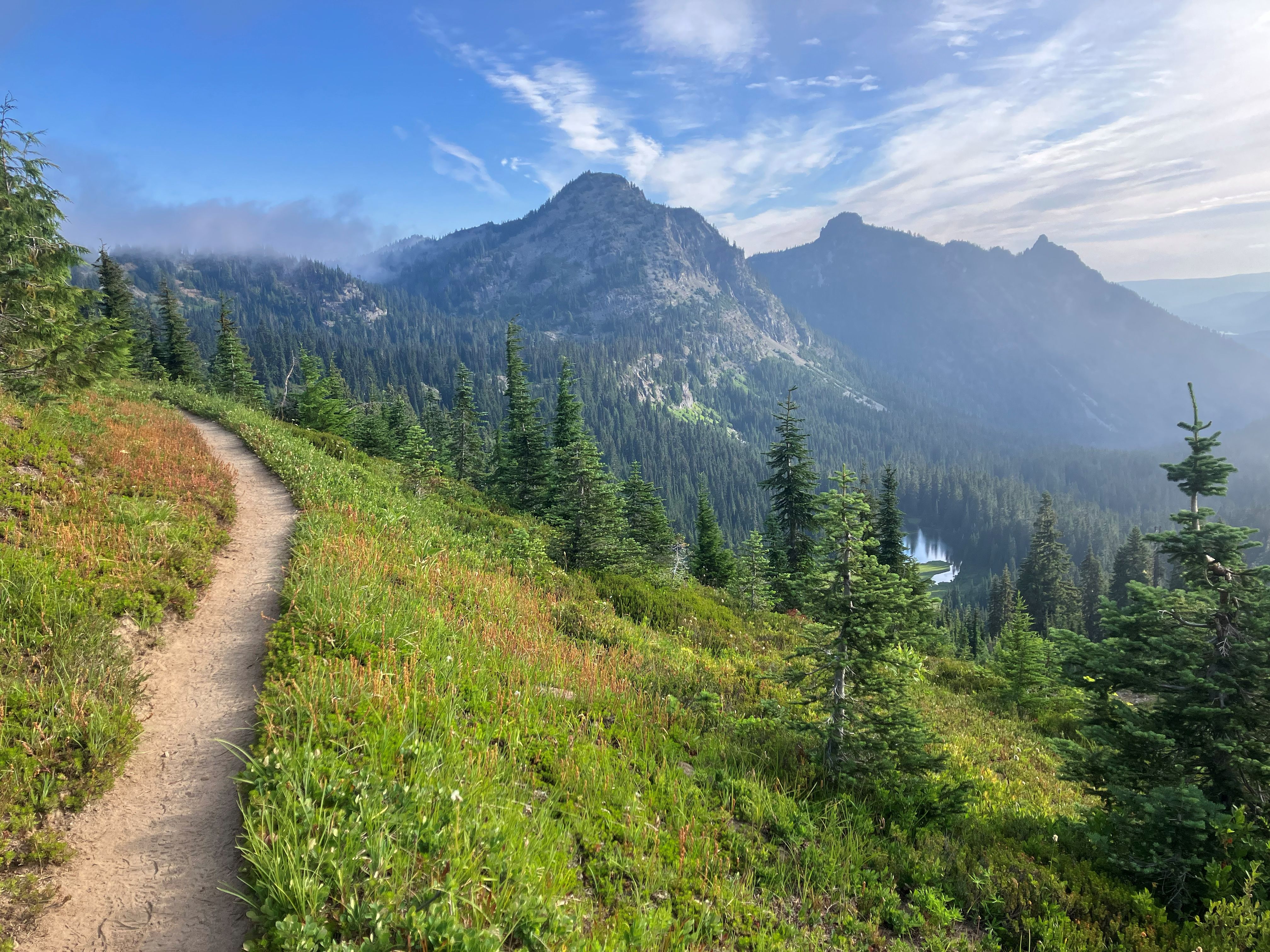 A view from the Pacific Crest Trail between White Pass and Chinook Pass in Washington. Photo by Andrea Imler.