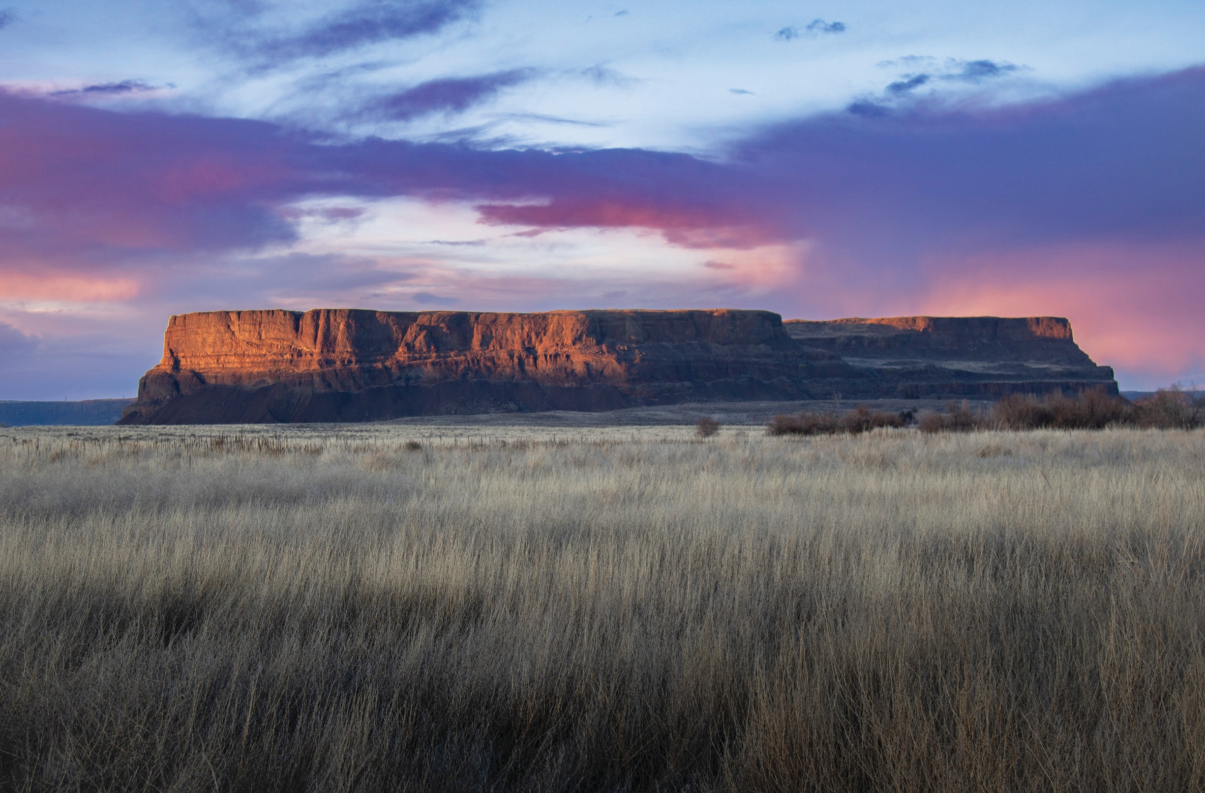 Sunset at Steamboat Rock State Park. Photo by Emily Rehn.