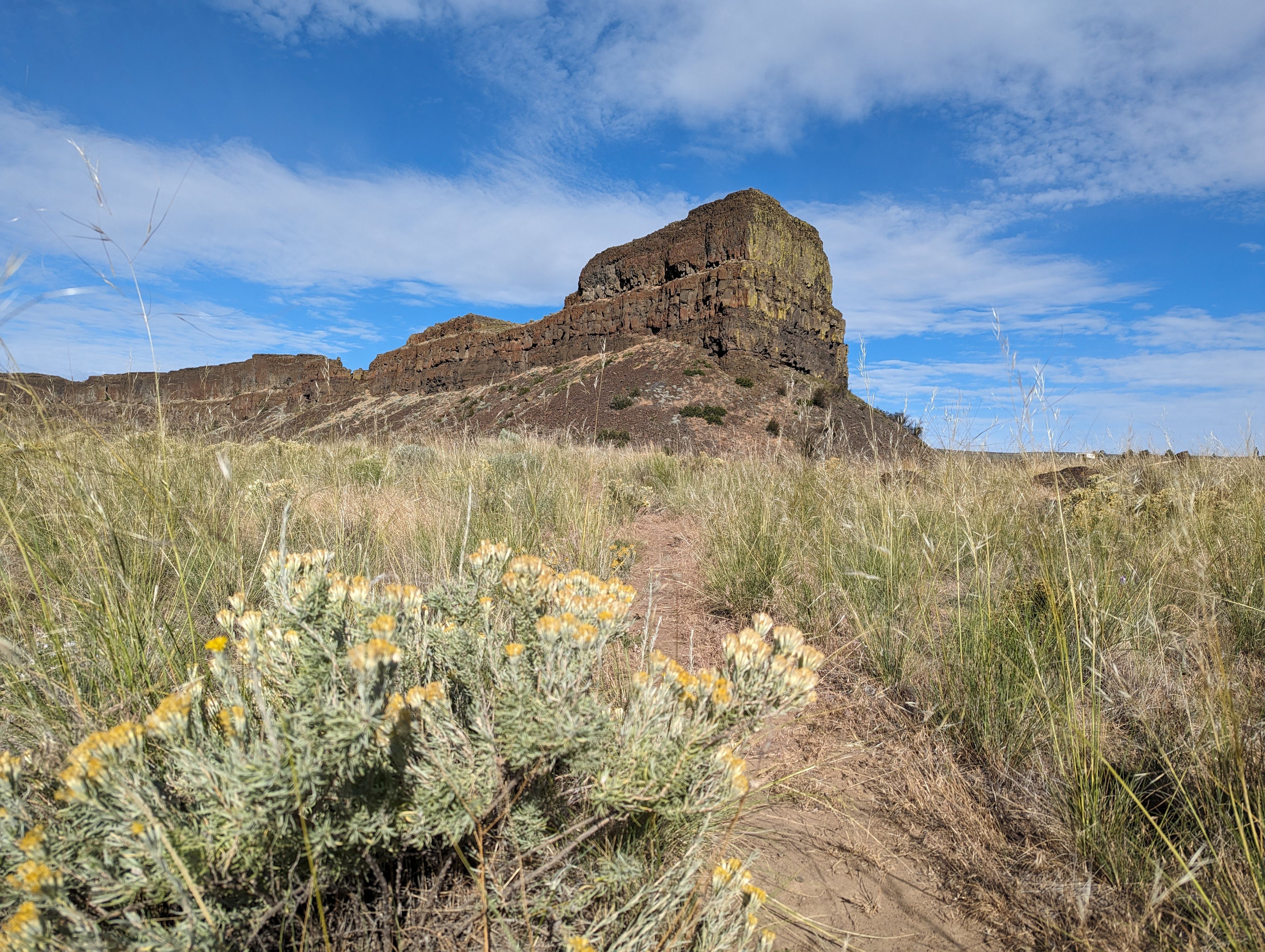 Umatilla Rock in the springtime on a sunny day. Photo by Brian Ferris.
