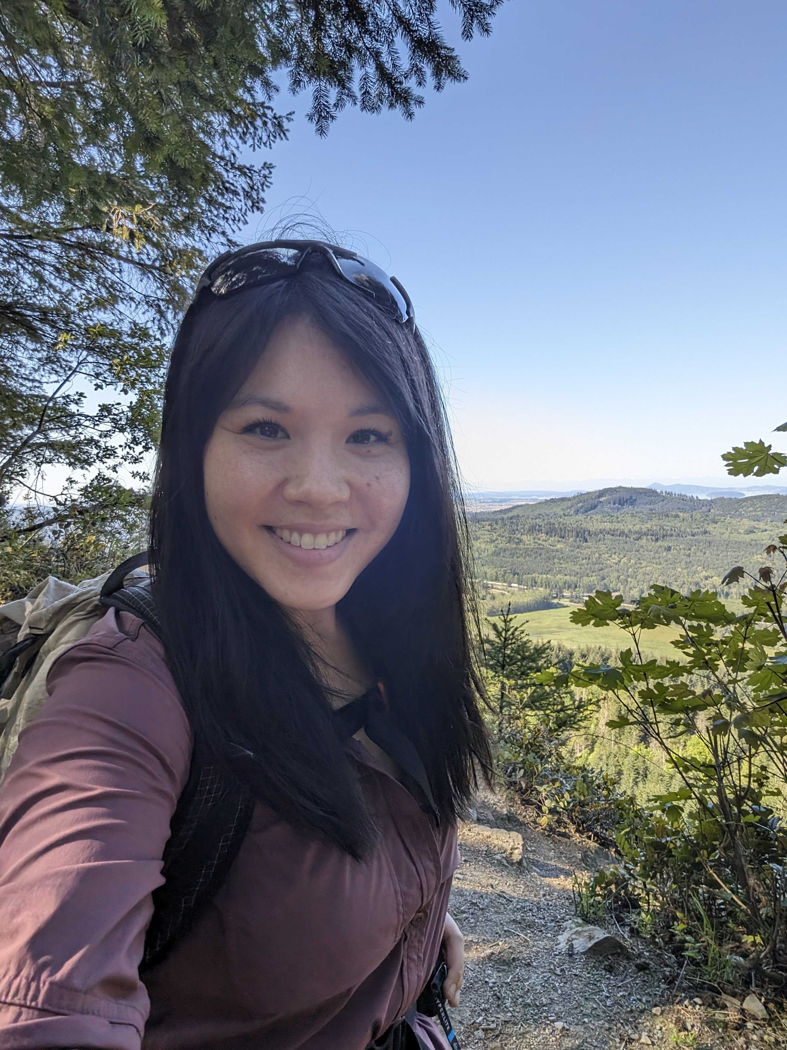 Tiffany on trail