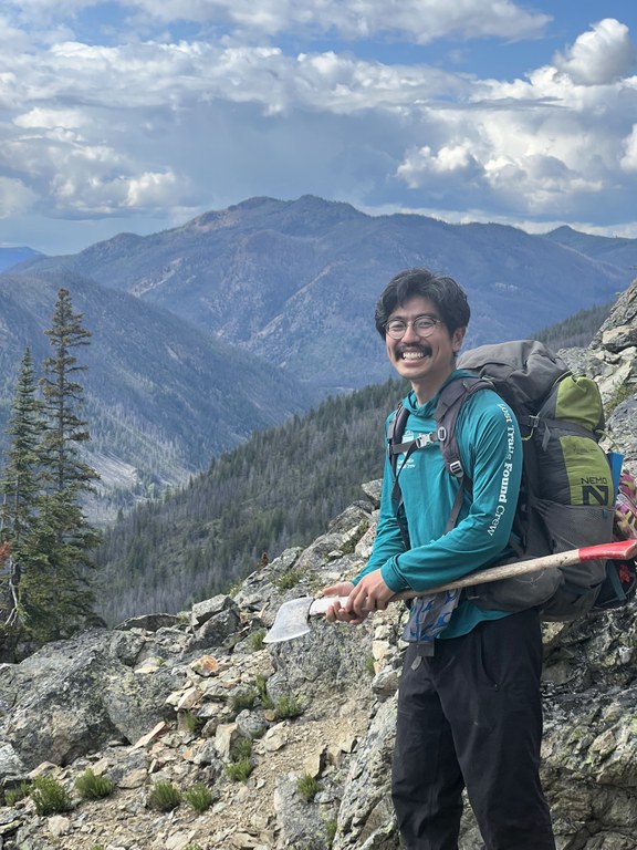 Zenwa on the Lost Trails Found crew. Photo by Savanna Lopez