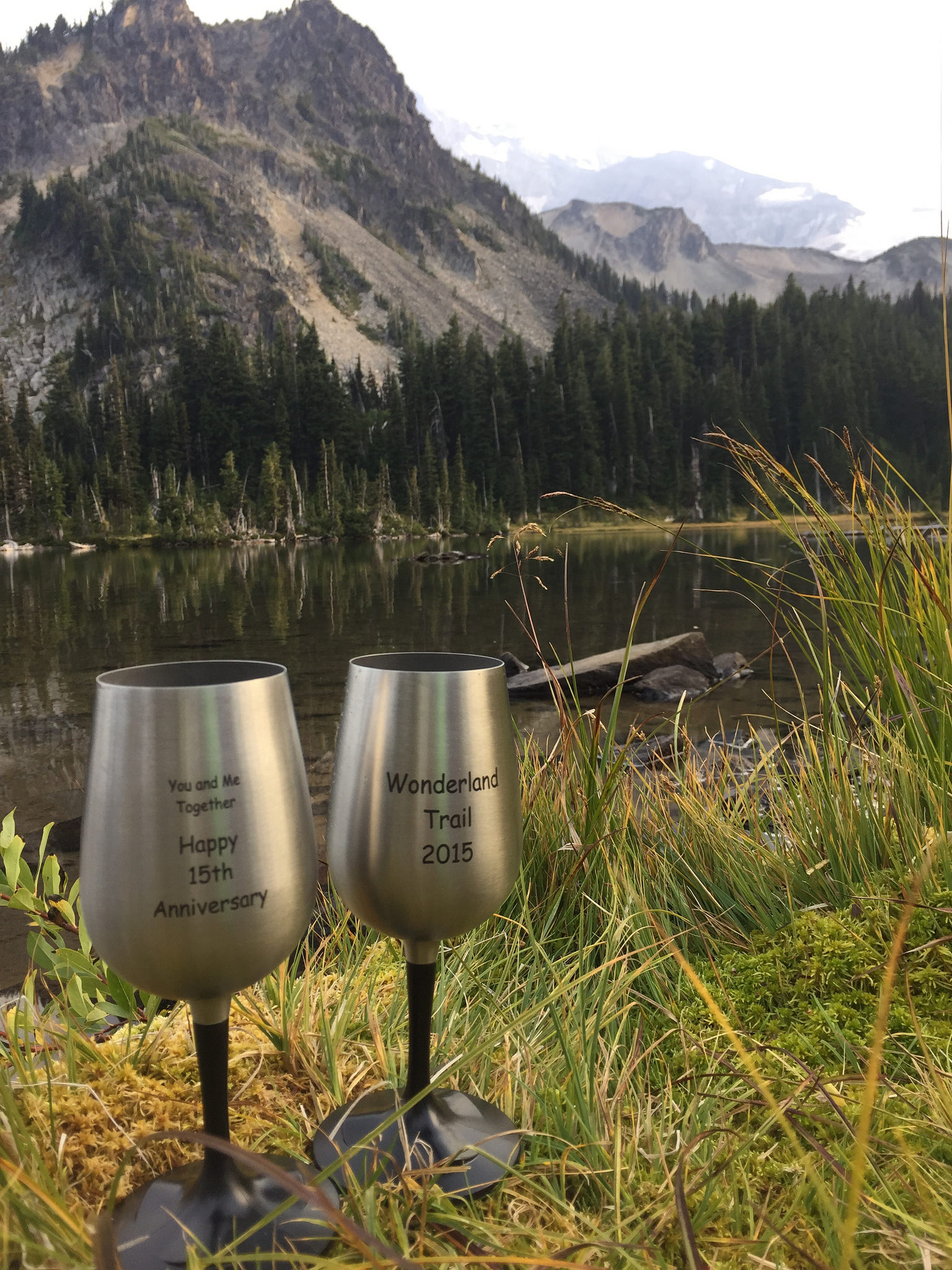 Wedding anniversary at Mystic Lake