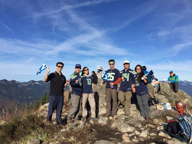 Seahawks hiking crew