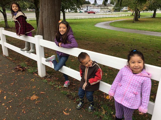 Cousins at Skykomish River Park by Mollie Rodriguez
