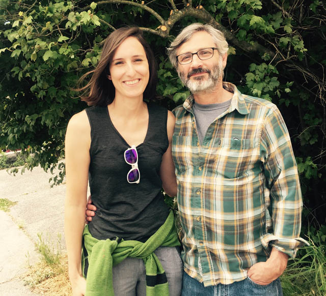 Bill Sunderland and Alyssa Kreider Bill Sunderland and Alyssa Kreider. Photo by Kate Neville