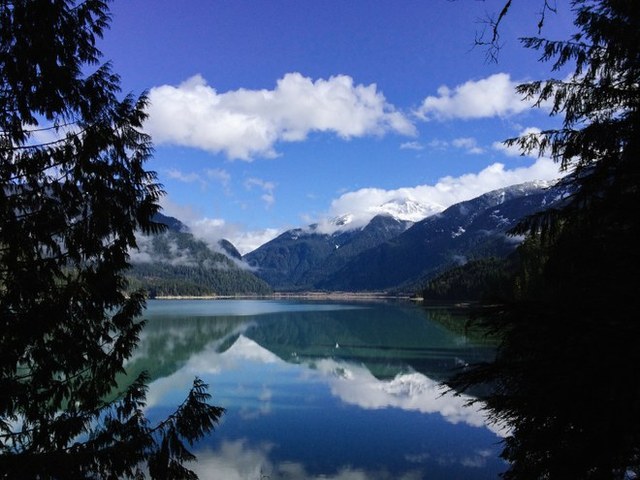 The view from mile 6 on the Baker Lake trail. Photo by Erik Haugen-Goodman.