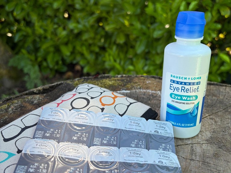 Items for contacts. Photo by Ashton Weis.