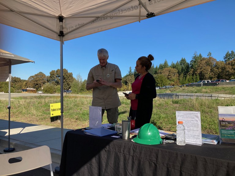 Ridgefield National Wildlife Refuge ambassador event. Photo by Bob Adler. WTA ambassadors at the Ridgefield National Wildlife Refuge. Photo by Bob Adler.