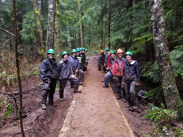 New trail Blanchard Mountain Blanchard Mountain work party