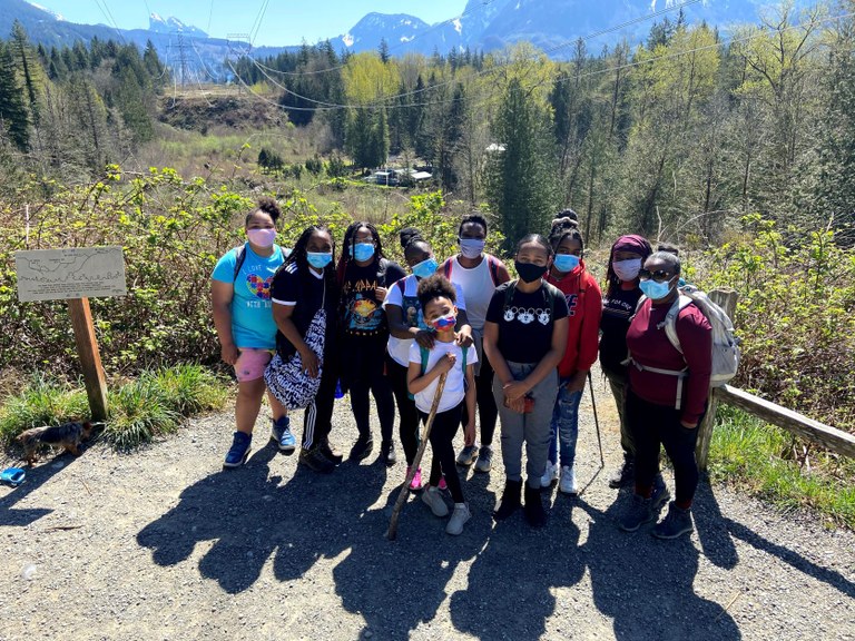 Photo courtesy of Braided Seeds. Hiking group photo. Photo courtesy of Braided Seeds.