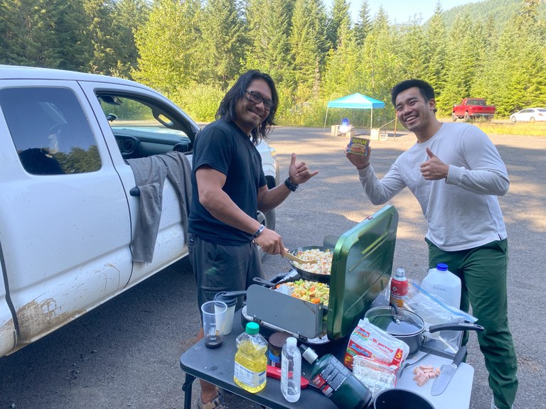 cooking at trailhead.jpg