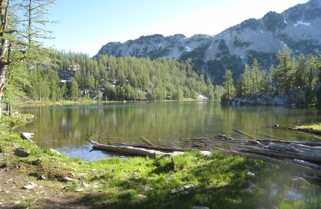 A view of Cooney Lake near Martin Peak, one of the areas currently in the proposal from Joint Base Lewis-McChord. Photo by jd.
