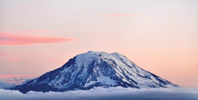 Mount Adams Sunset. Photo by Doug Diekema.