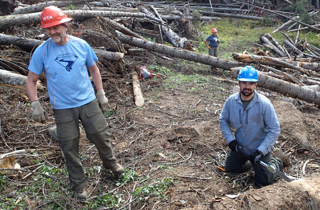 So it was important to take breaks and laugh a little. Photo by Jonathan Chadburn.