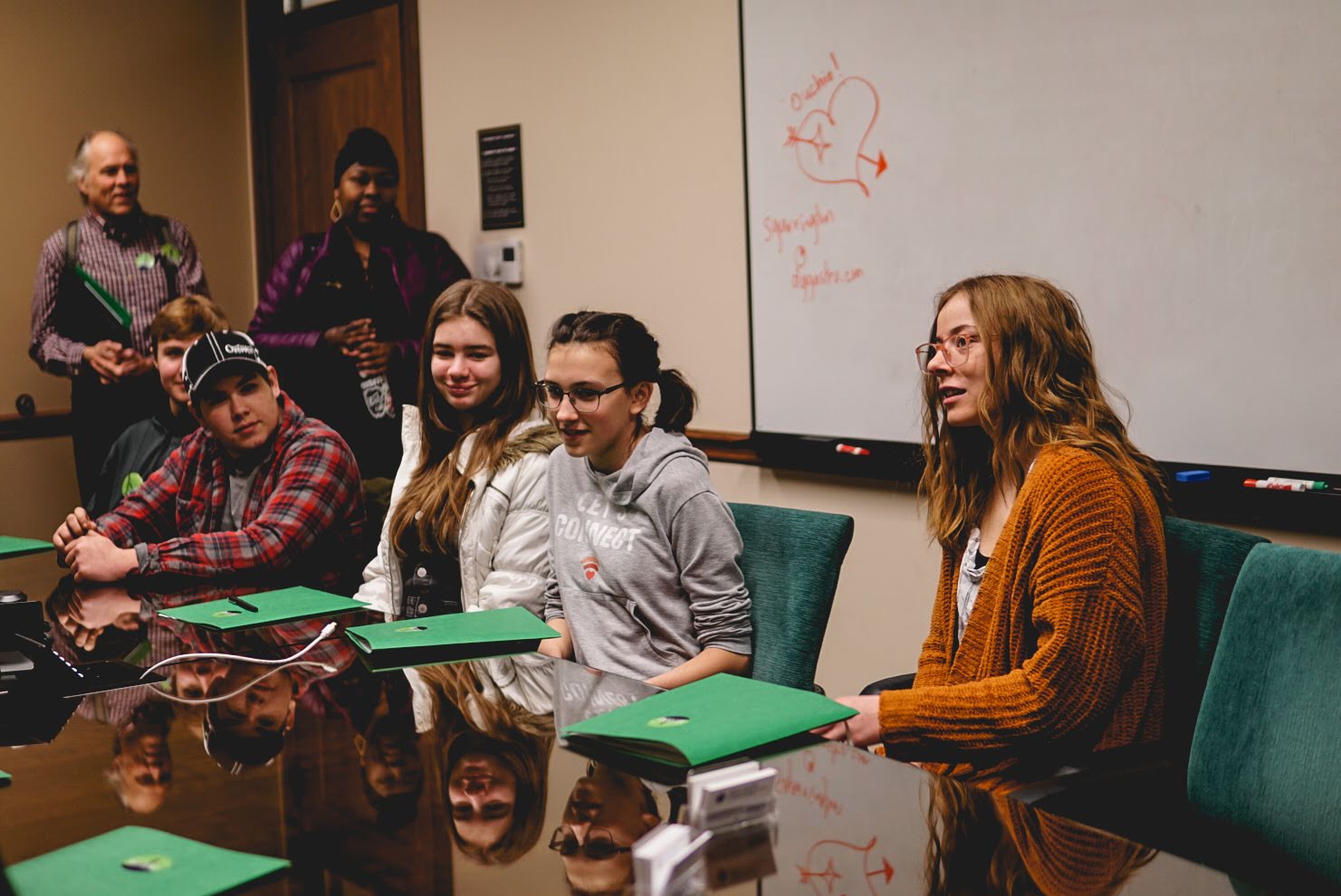 WTA youth ambassador at NCLI lobby day in Olympia. Photo by Britt Lê.