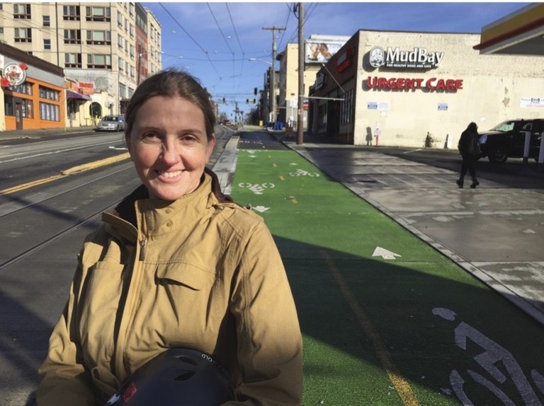 Kimberly in Captiol Hill at Pike and Broadway. 