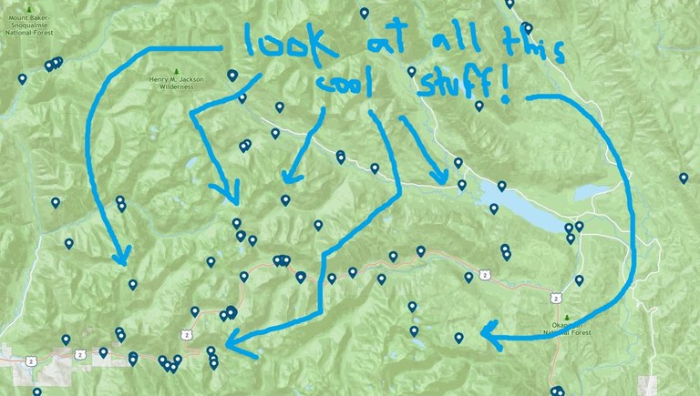 The Hike Finder Map lets you see trailheads across the state.