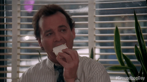 Bill Murray knows that eating is essential to endurance