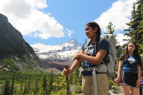 Gazing over majestic scenery or scratching a bug bite? Photo by Michelle Piñon