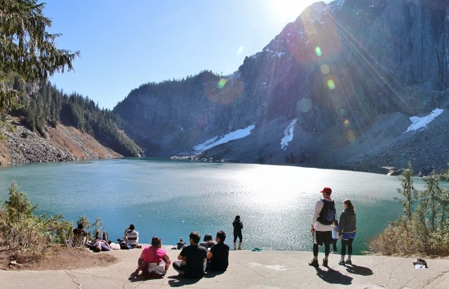 The popular Lake Serene on a sunny day. Photo by Urmi.