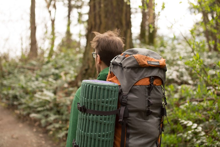 Loaded Backpack. Photo by Emma Cassidy. 