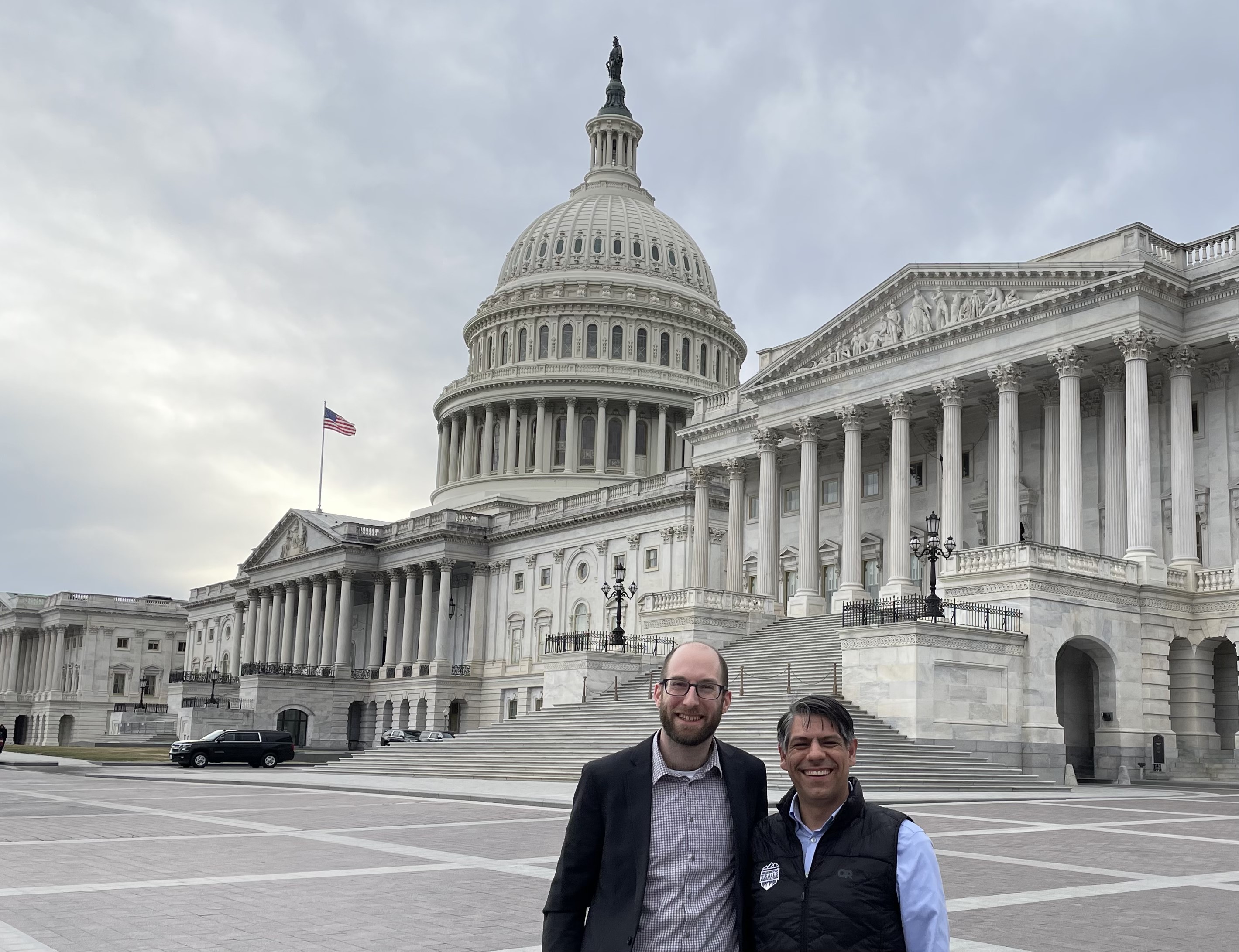 Jaime Loucky and Michael DeCramer in Washington, D.C.