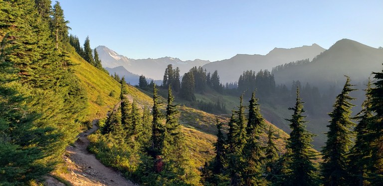 Summer sunshine over Dishpan Gap.