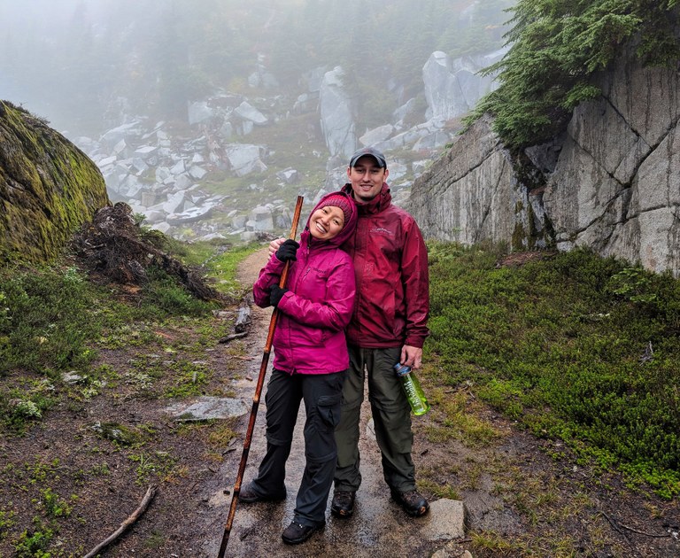 Hunting safety Wearing a bright color like pink can help keep you safe.