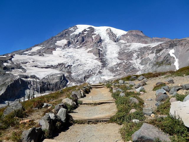 Mount Rainier steps