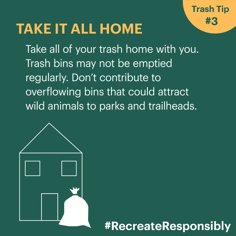 Trash Tip: Take it home