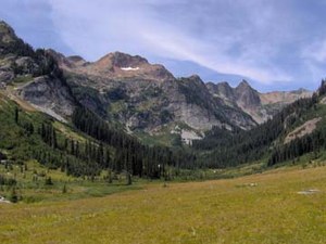 Red Mountain from Spider Meadow, Glacier Peak Wilderness