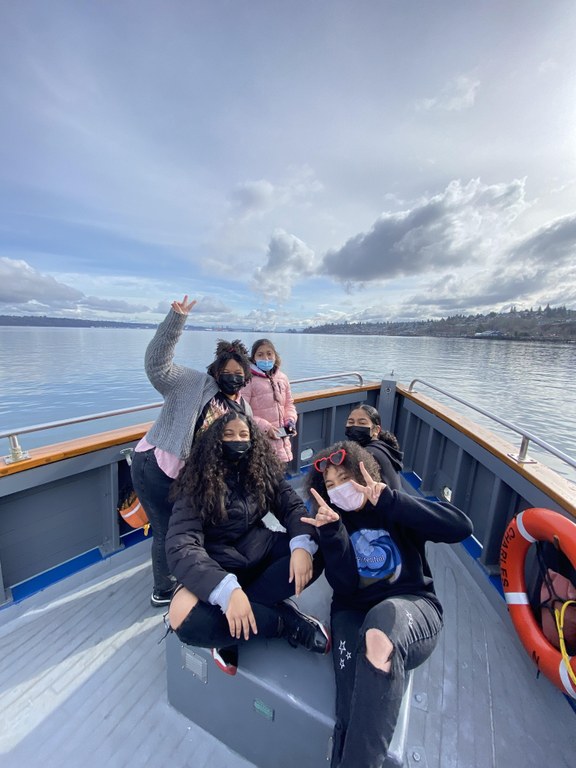 Sea Potential participants on a boat ride.