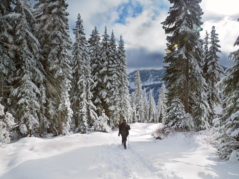 Skyline lake Snowshoe. Photo by thebrink. 